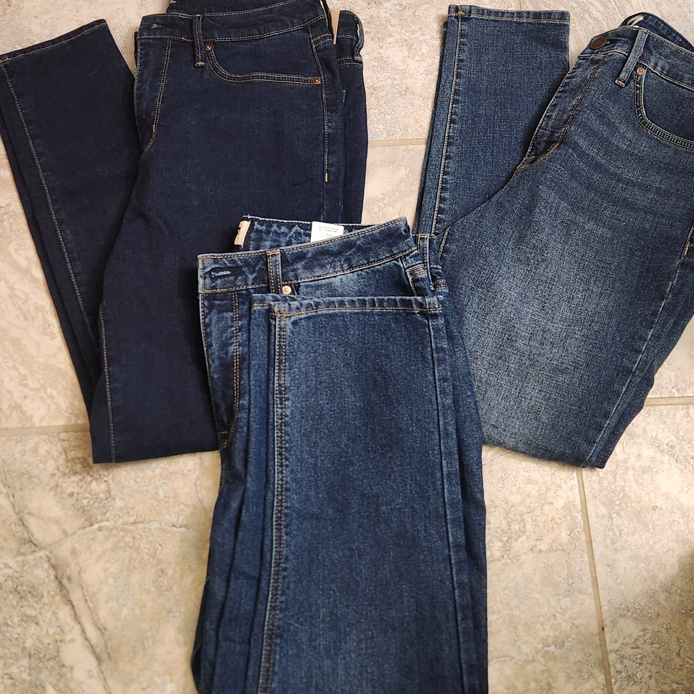Seven7 Women's Skinny Jeans in Dark and Medium Blue